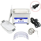 Ultrasonic Cleaner 40kHz 0.8L Stainless Steel Glasses & Jewelry