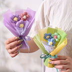 Mini Wrapped Floral Arrangement for Mother's Day Gift – Handmade Decor