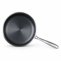 Coating-Free Stainless Steel Wok & Frying Pan (26 cm)