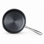 Coating-Free Stainless Steel Wok & Frying Pan (26 cm)