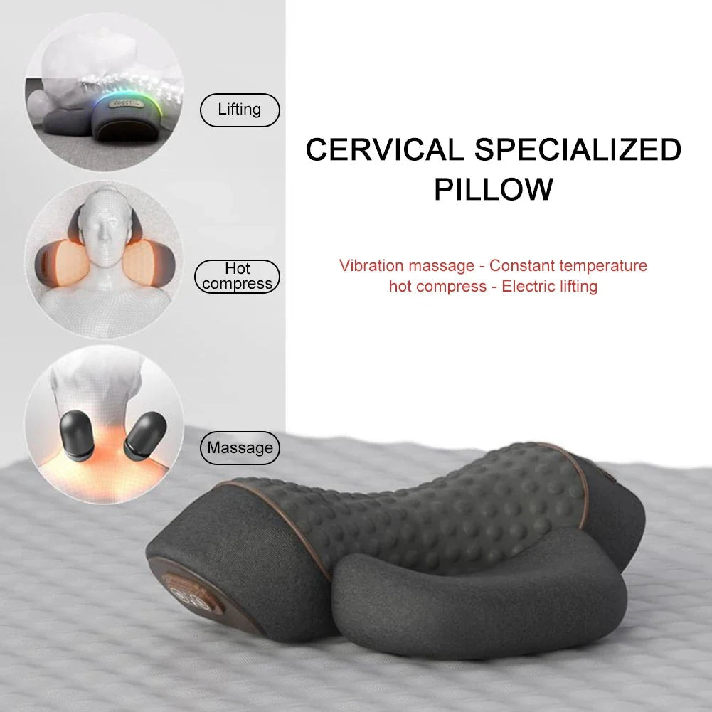 Neck Pillow Ergonomic Heated Massage
