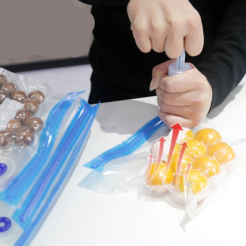 Vacuum Sealer Bags Reusable 15 Pack Hand Pump Included