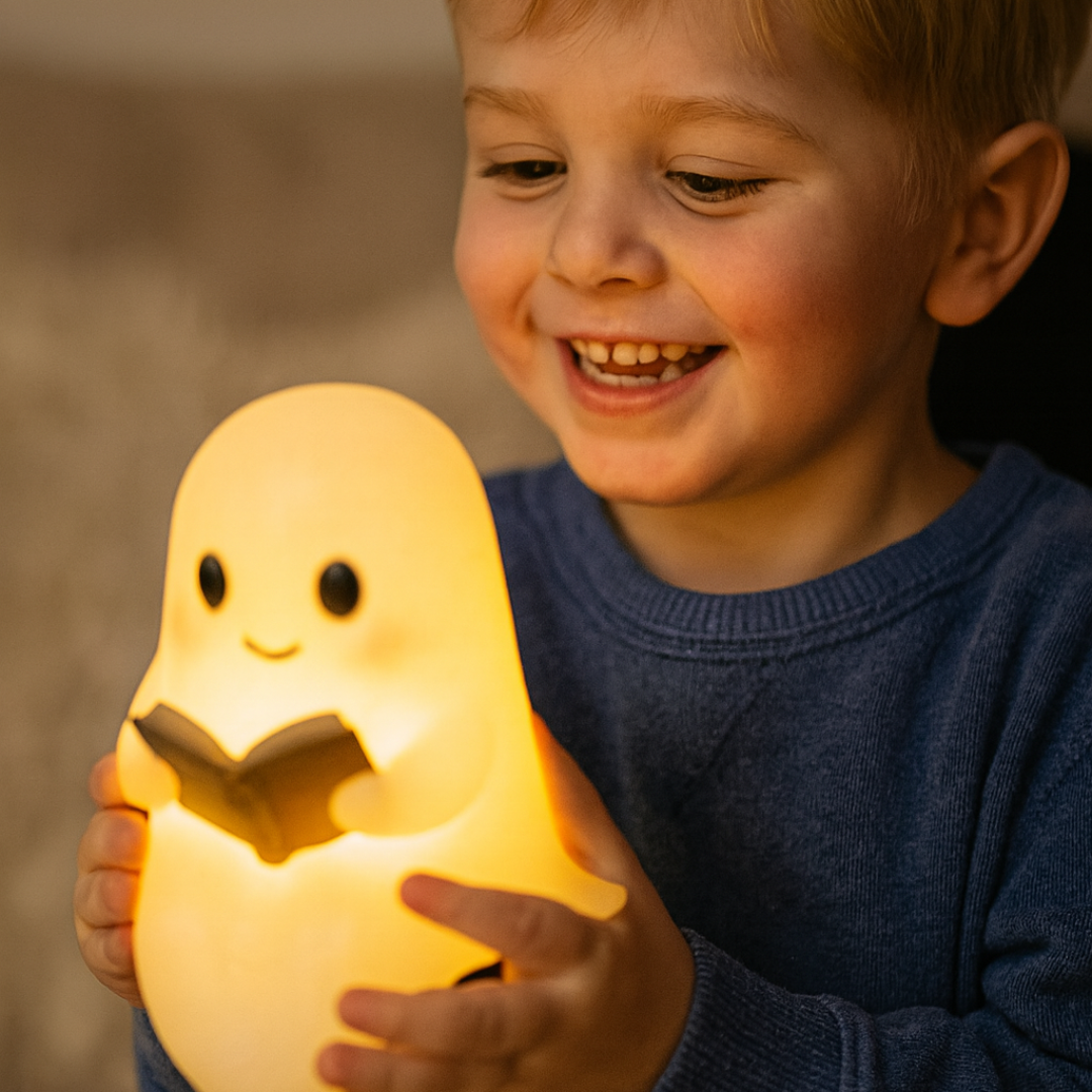 Cordless Ghost-Shaped LED Night Light