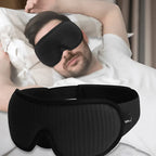 Sleep Mask 3D Contoured Pressure-Free Adjustable Band