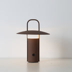 Metal Table Lamp with Touch Control – USB Rechargeable LED Light