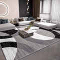 Geometric Soft Velvet Floor Mat – Non-Slip Rug for Home