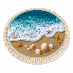 Quick-Drying Low-Sand Round Beach Towel (150 cm)