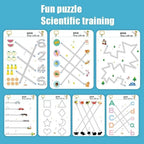 Interactive Writing Book Wipe-Clean Pages Includes Marker & Eraser