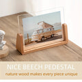 Contemporary Minimalist Photo Display Frame in Acrylic and Wood