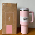 Insulated Tumbler 1.2L Stainless Steel Handle Lid