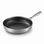 Tri-Ply Stainless Steel Honeycomb Non-Stick Frying Pan (Multiple Sizes)