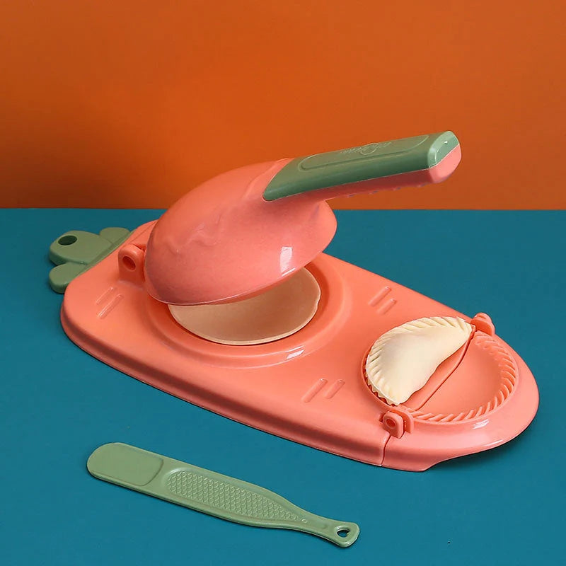 Dumpling Maker 2-In-1 Press & Shaper Ergonomic Handle