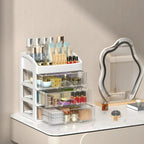 Makeup Organizer Clear Acrylic Multi-Compartment Stackable