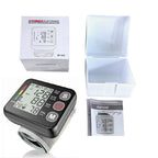 Wrist Blood Pressure Monitor Large LCD Stores 99 Readings