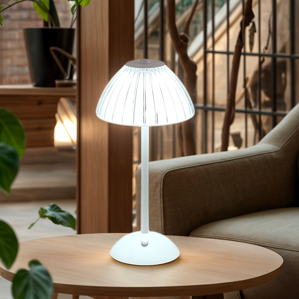 Rechargeable USB Table Lamp with Golden Finish