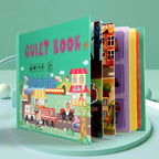 Busy Book Montessori-Inspired Laminated Travel-Friendly