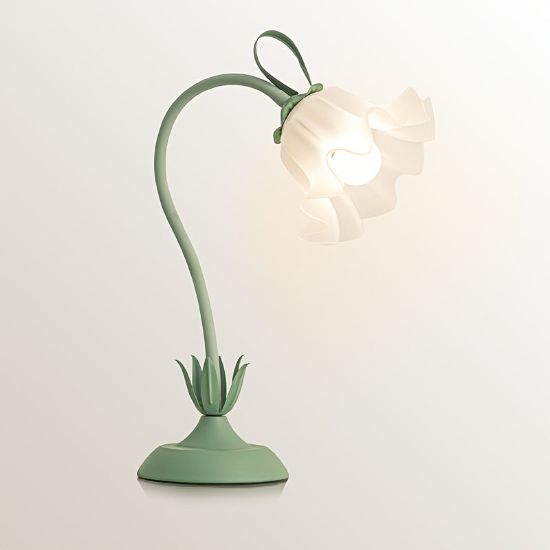 USB Powered Table Lamp with Floral Design