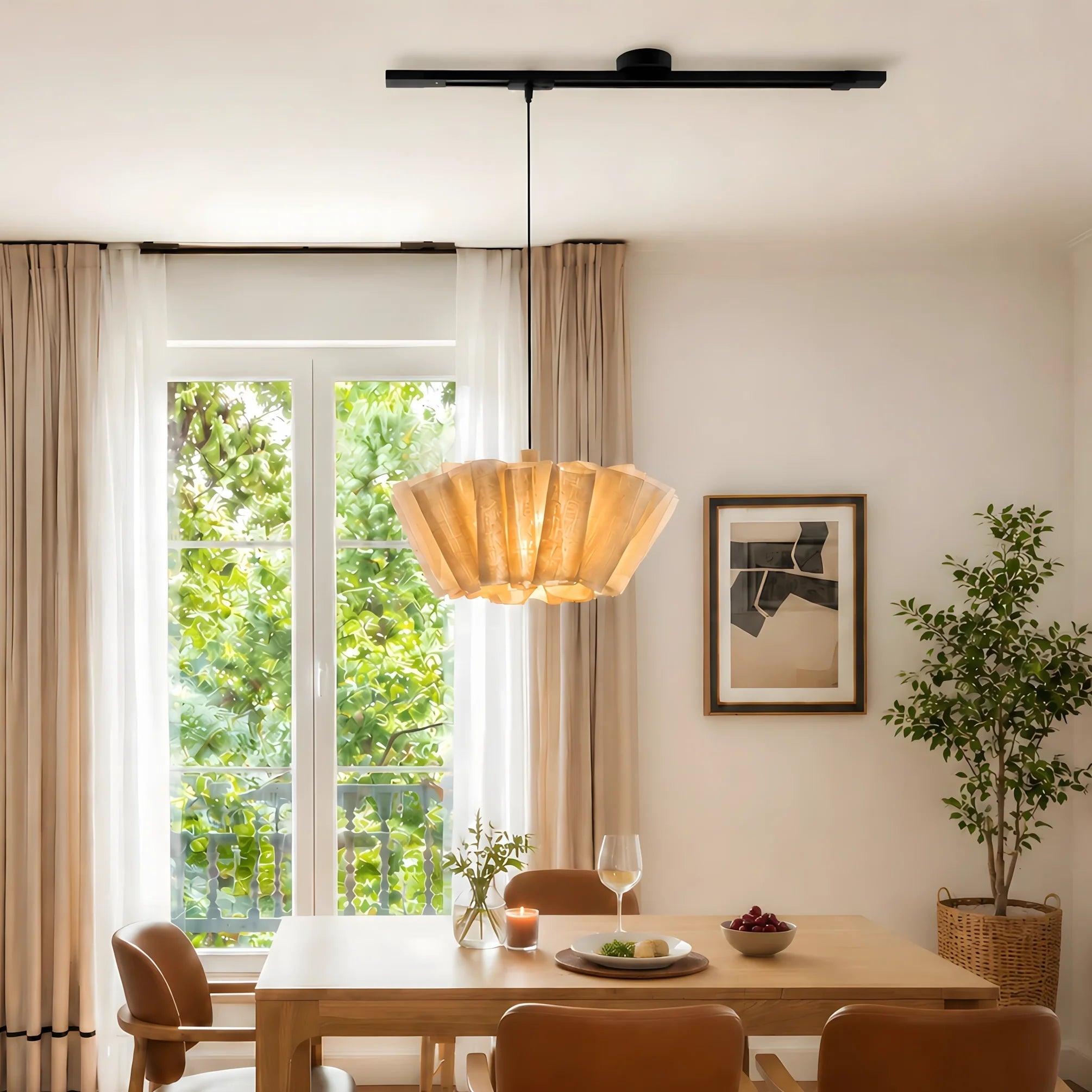 Rotatable & Movable Aluminum Ceiling Track (100 cm)