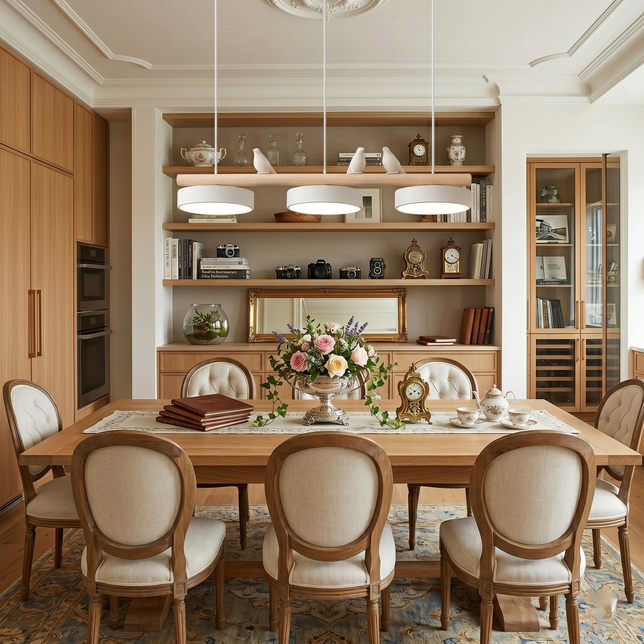 Dimmable Even Illumination Round Pendant Light