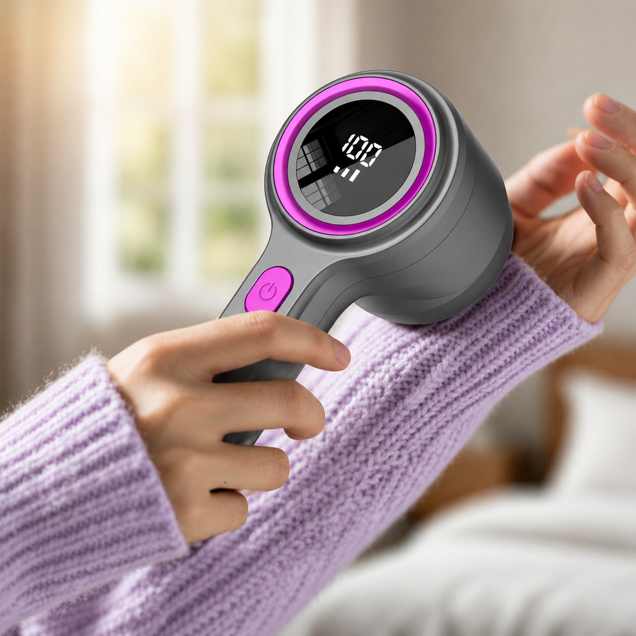 Cordless USB-C Rechargeable Lint Shaver