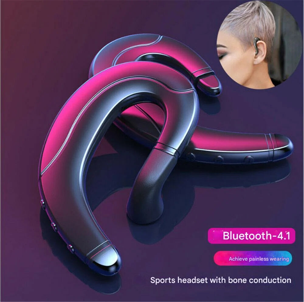 Bone Conduction Headset Open-Ear Bluetooth & Mic