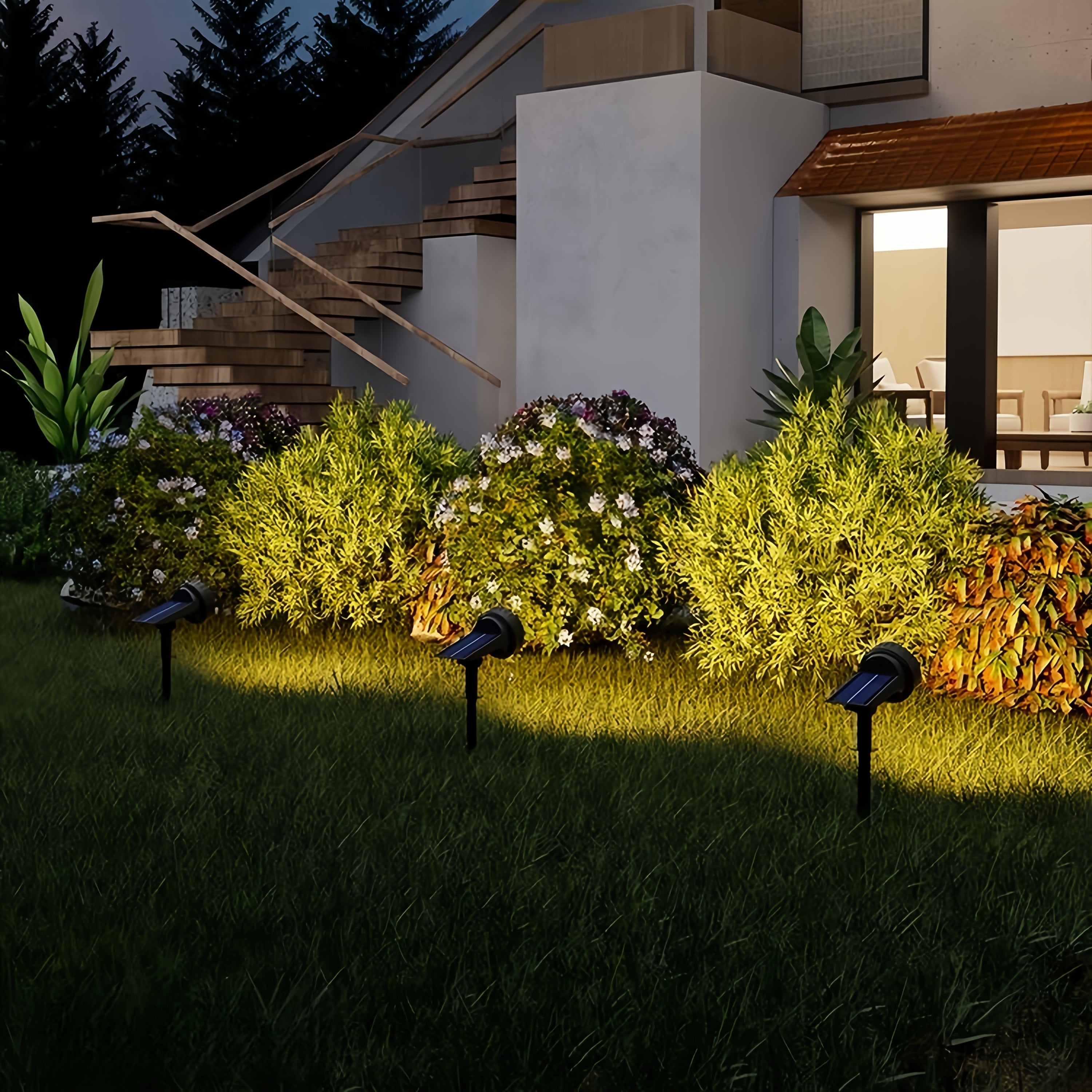 Solar-Powered Weather-Resistant Garden Projector Light (55 cm)