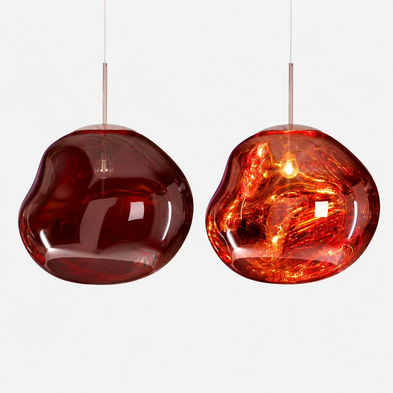 Integrated Dimmable LED Transparent Acrylic Pendant Light