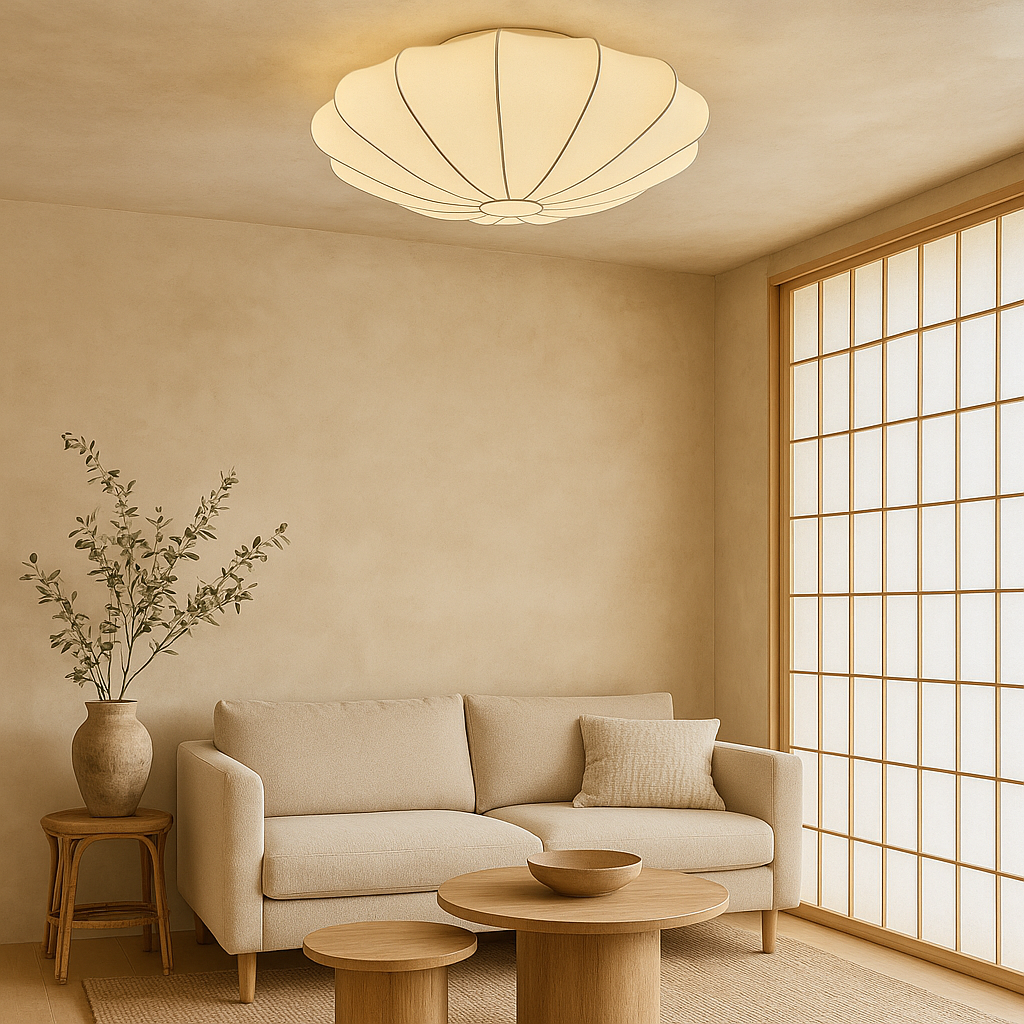 Ceiling Light with Soft Glow Design Inspired by Petals