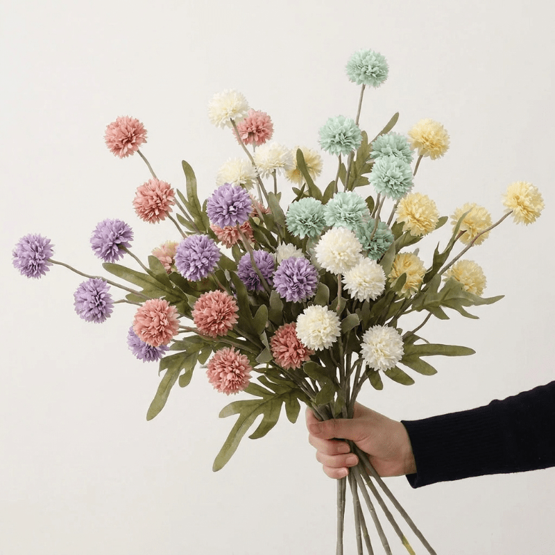 Home Decor Artificial Allium Flower Stem