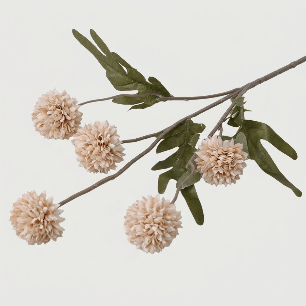 Home Decor Artificial Allium Flower Stem