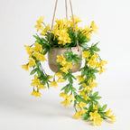Colorful Artificial Climbing Plant with Flowers