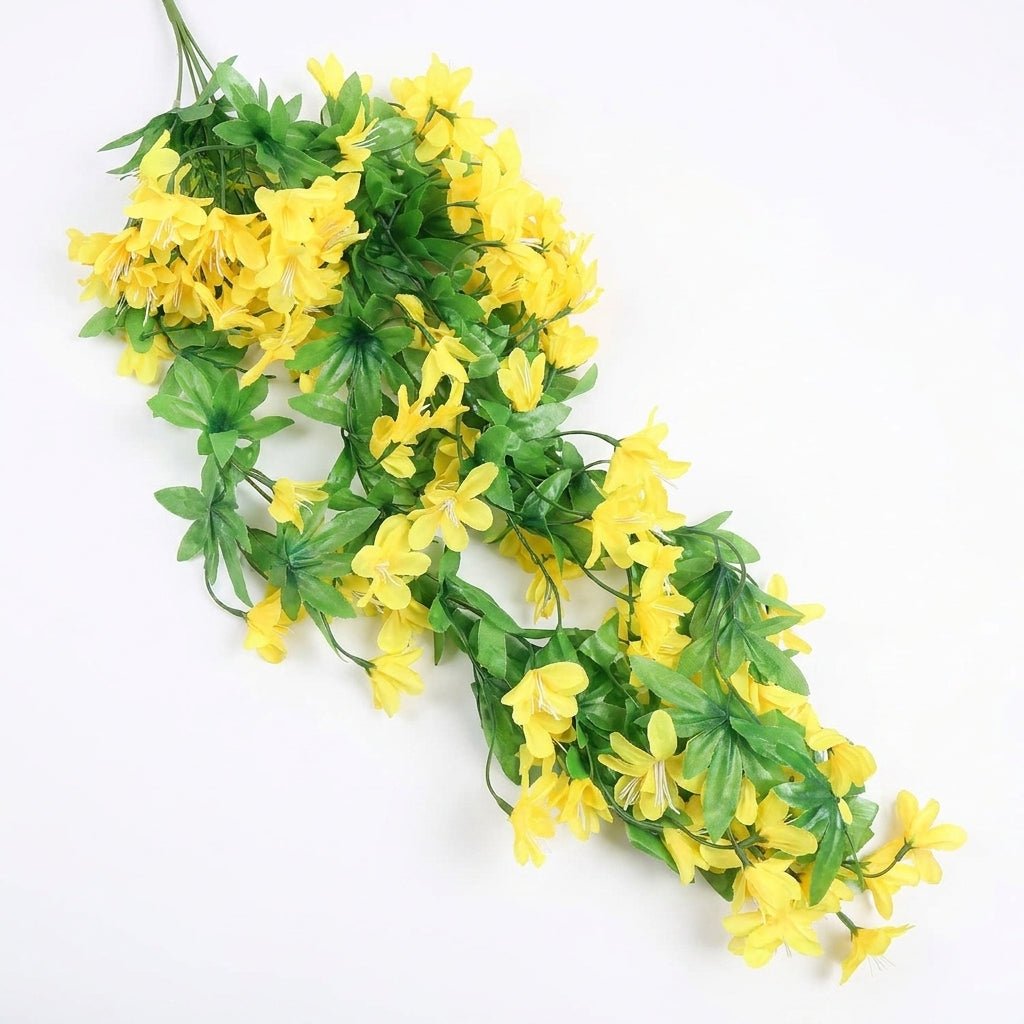 Colorful Artificial Climbing Plant with Flowers