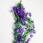 Colorful Artificial Climbing Plant with Flowers
