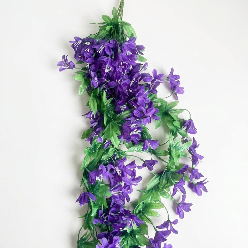 Colorful Artificial Climbing Plant with Flowers