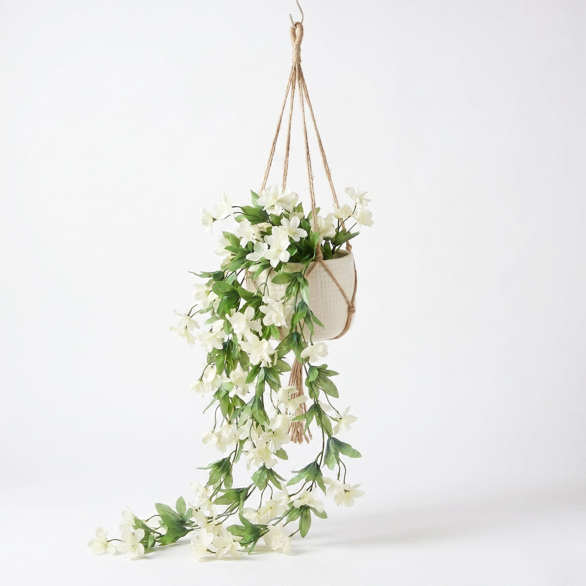 Colorful Artificial Climbing Plant with Flowers