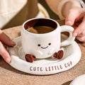 Charming Ceramic Cup & Saucer Set for Everyday Enjoyment