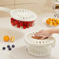 Fruit & Vegetable Storage Container Extends Freshness Dishwasher Safe