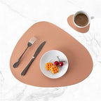 Placemat Set PU Leather Water Resistant 4-Piece