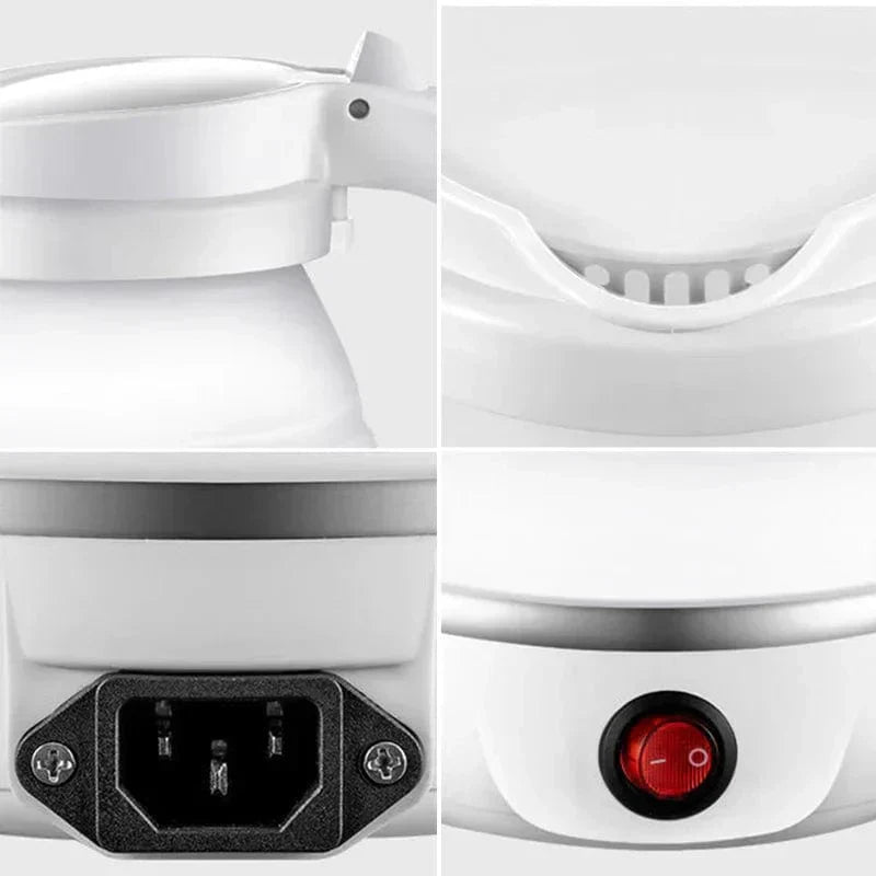 Kettle Collapsible Silicone & Stainless Steel Base 0.6 L