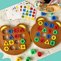 Shape and Color Puzzle Montessori-Inspired Set of 2