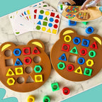 Shape and Color Puzzle Montessori-Inspired Set of 2