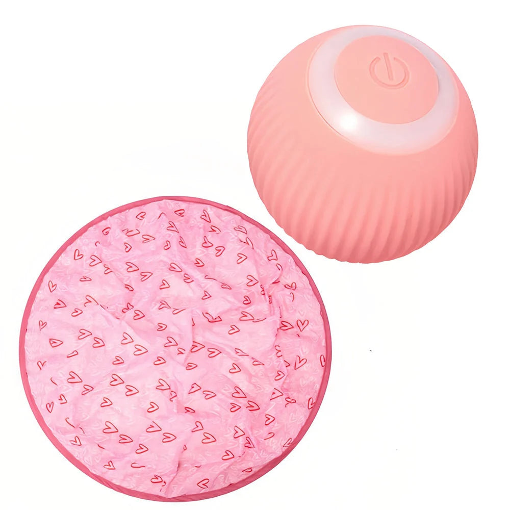 Interactive Cat Toy Rechargeable 48-Hour Automatic Rolling Smart Touch