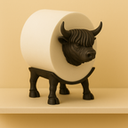 Decorative Tabletop Figure for Animal-Themed Toilet Paper Holder
