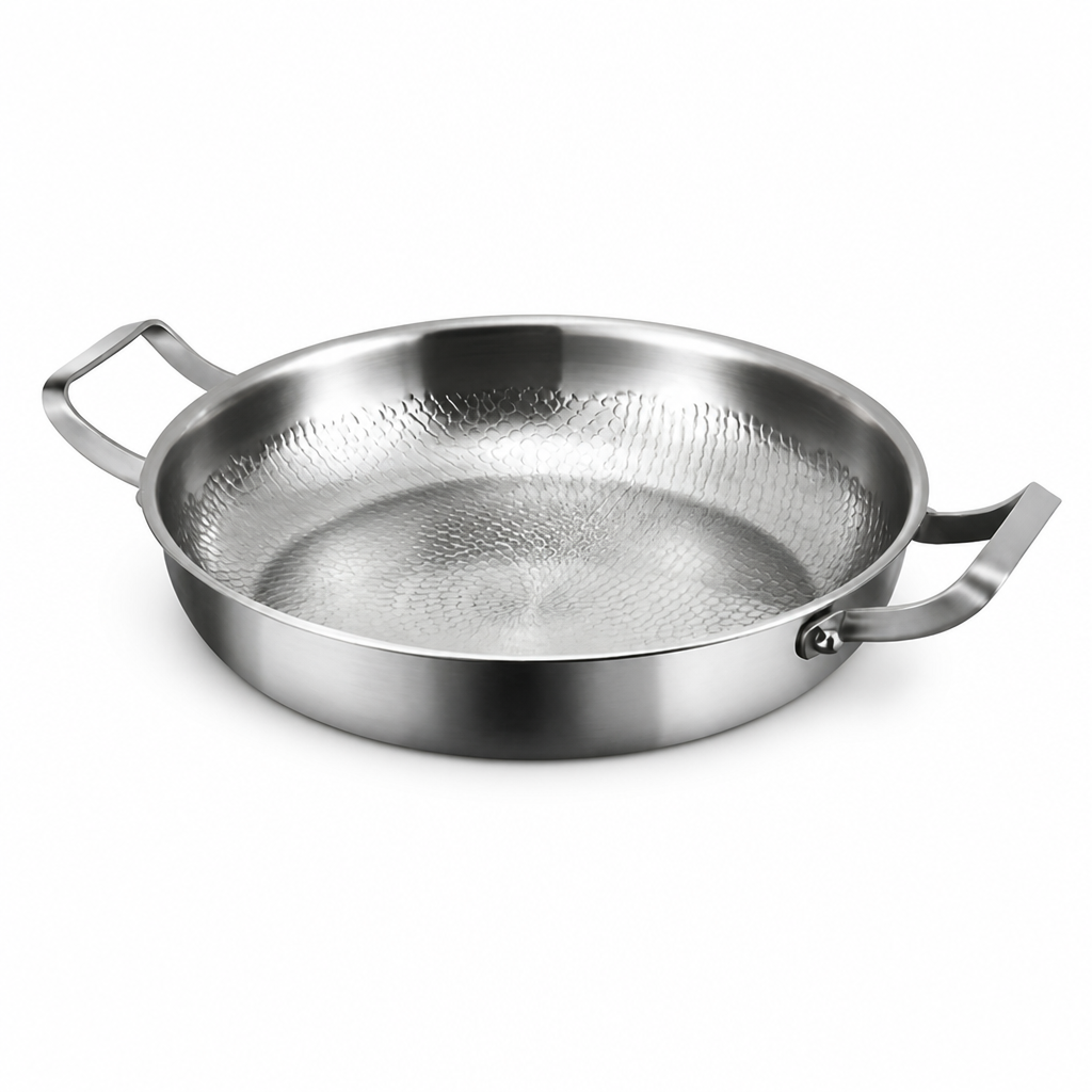 Physical Non-Stick 5-Layer Stainless Steel Skillet