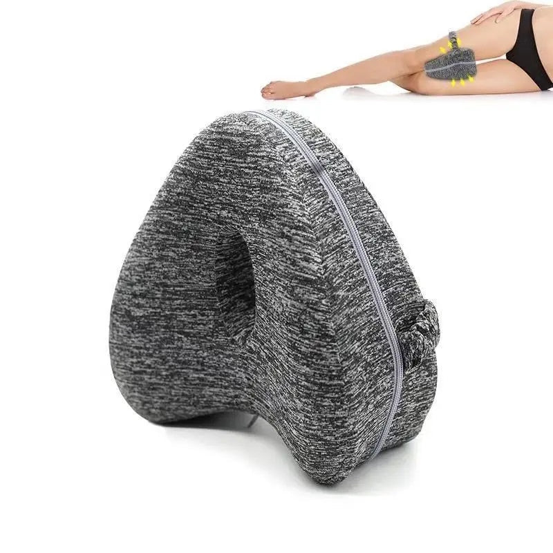 Leg Pillow Ergonomic Memory Foam Washable Cover