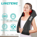 Shiatsu Massage Cushion Deep-Kneading Infrared Heat