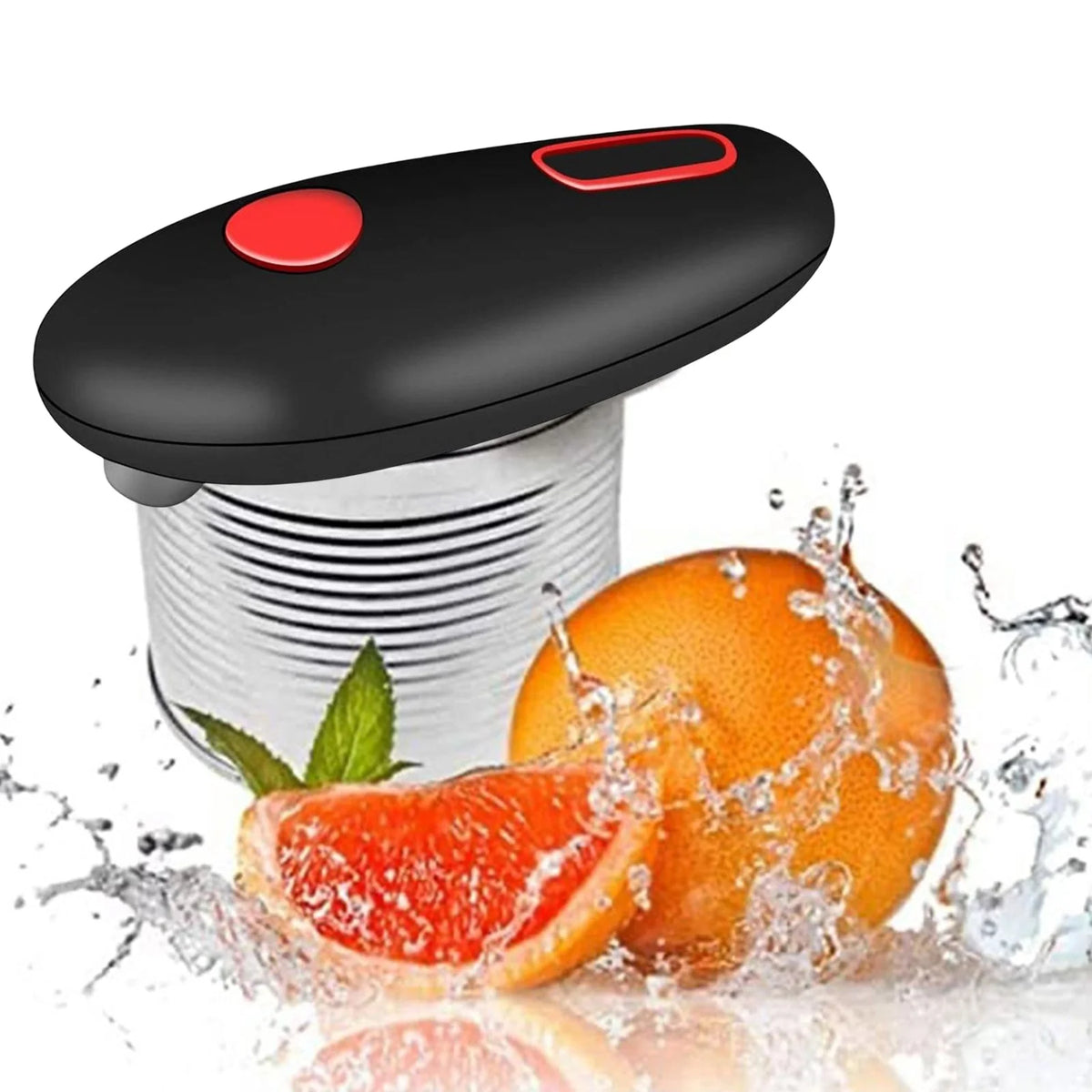 Can Opener One-Touch Smooth-Cut Battery-Powered