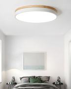 Even-Light Wood-Detail Ceiling Light (Multiple Sizes)