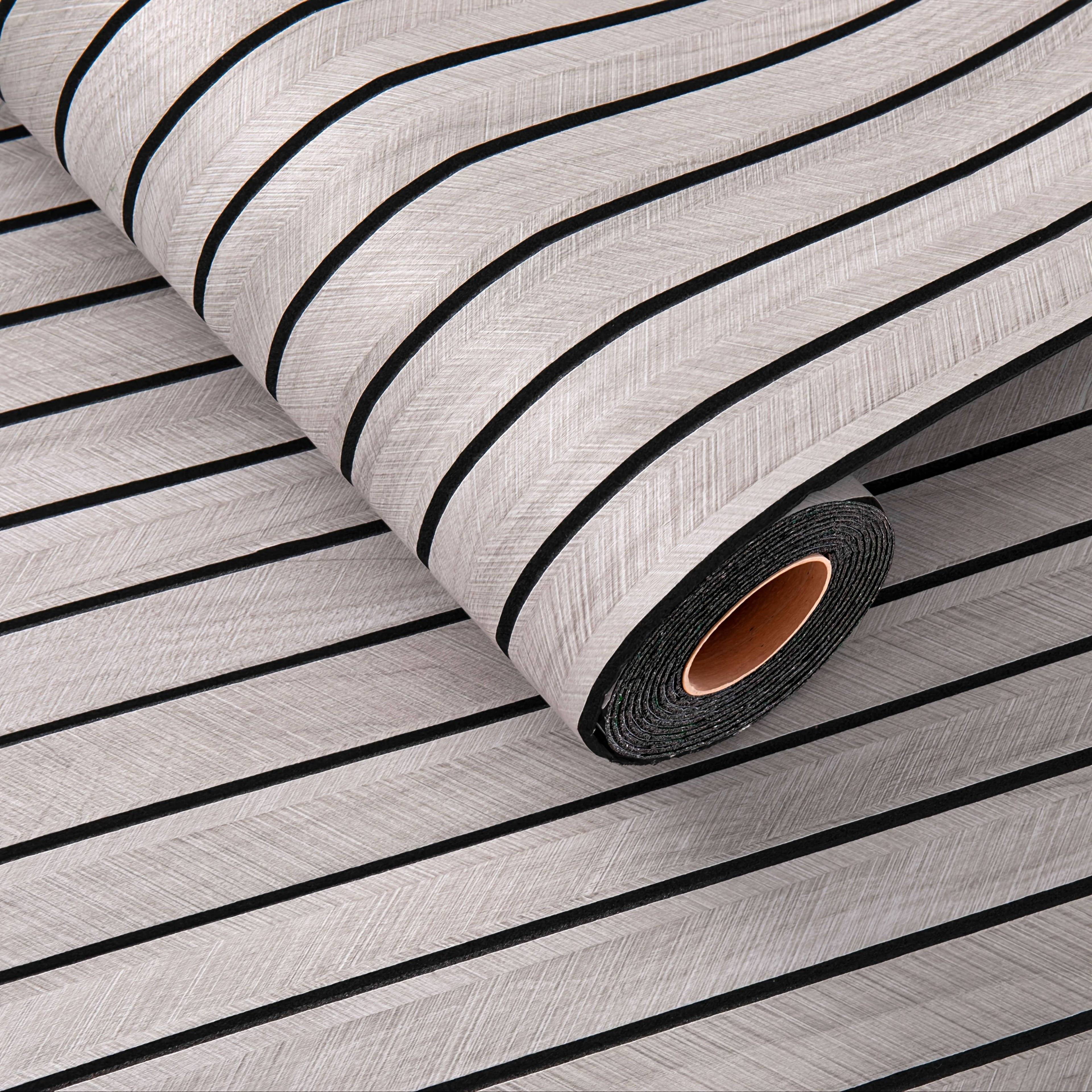 Embossed 3D Wood-Look Self-Adhesive Wall Sticker