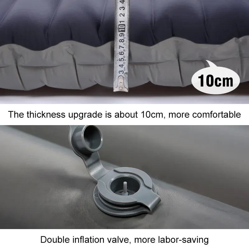 Camping Mattress Ultralight Self-Inflating Built-In Foot Pump